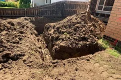 site clean excavation 1
